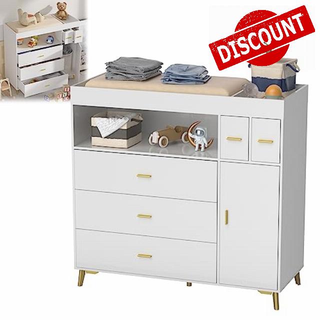 PakaLife Changing Table with Drawers