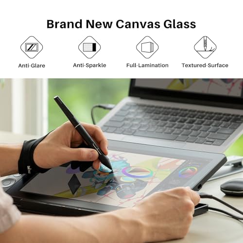 13.3" Full-laminated Art Tablet with Anti-sparkle Canvas Glass