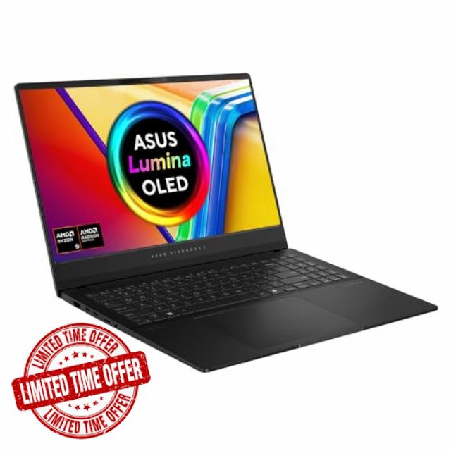 ASUS Vivobook S15 OLED M5506UA 15.6" 3K 120Hz OLED Laptop (AMD Ryzen 9-8945H