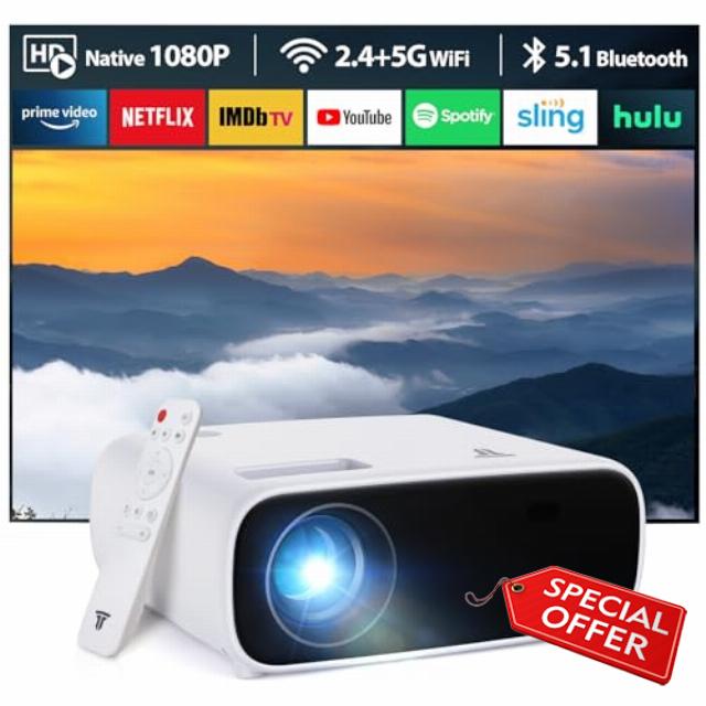 ZDK 2024 New Mini Projector with 5G WiFi