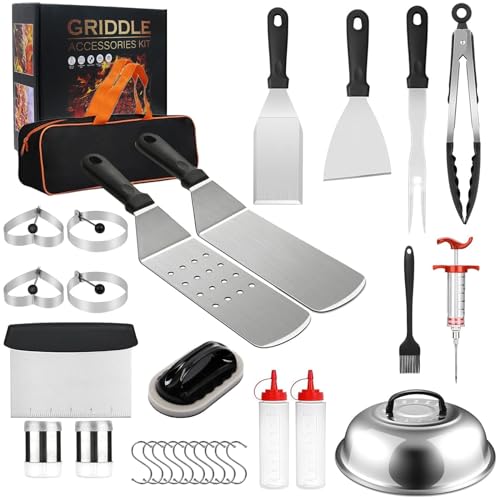 30PCS Flat Top Grill Accessories for Blackstone and Camp Chef