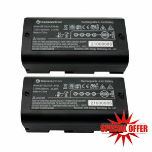 2 Pack 3400mAh 7.2V BP-5S Replacement Battery for Topcon STONEX Unistrong South X11 Data Controller