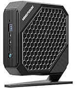 MINISFORUM Mini PC GK41 8GB DDR4 128GB SSD Intel Celeron J4125 Processor Dual LAN Mini PC, Busine...