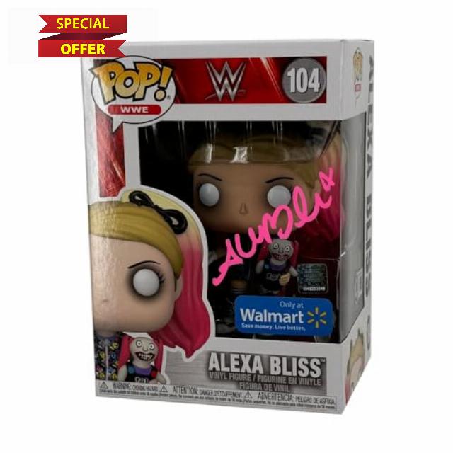 Alexa Bliss Autographed Funko Pop - BAS (Pink Ink)