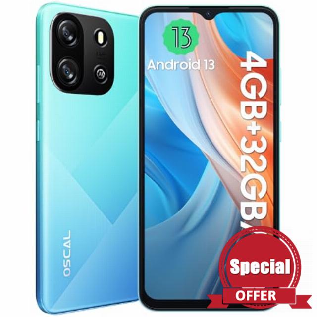 OSCAL FLAT 1C Mobile Phones Android 13 Smartphone