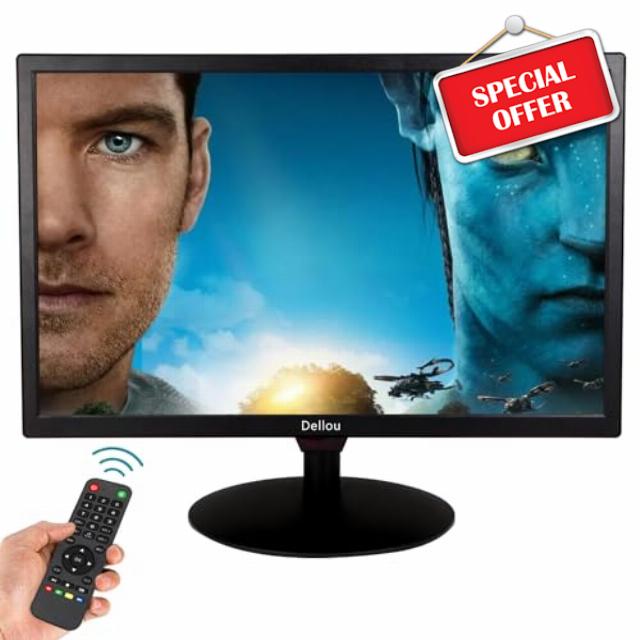 24 inch Monitoring LCD Display Security Camera Monitor Multifunction Interface HDMI