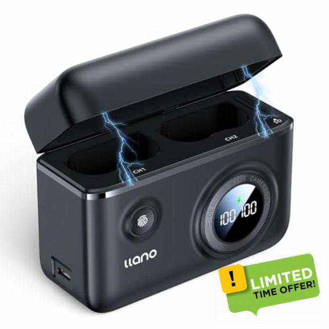 llano EN-EL15 18W Fast Camera Battery Charger