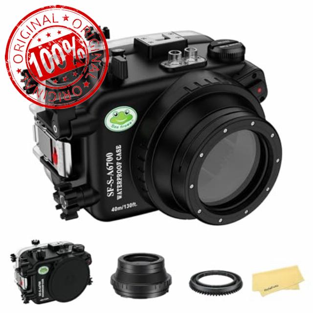 Seafrogs Underwater Housing for Sony a6700 with FL28 Flat Port