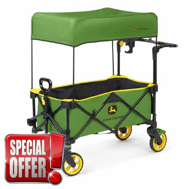 Bright Starts John Deere Pop 'N Ride Wagon