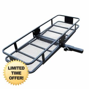 Rockland 60" x 20" Foldable Cargo Carrier Hitch Mount 500Lbs. Capacity