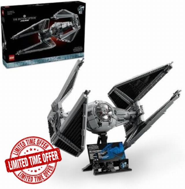 LEGO Star Wars TIE Interceptor UCS Vehicle Building Set