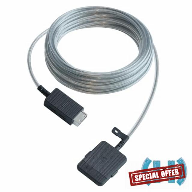 VG-SOCR15/ZA one Connect Cable Compatible with Samsung QLED 4K The Frame TV 15m/49ft Fiber Optics for QN43/50/55/65/75/85LS03RAF/LS03BAF/LS03TAF/LS03DAF
