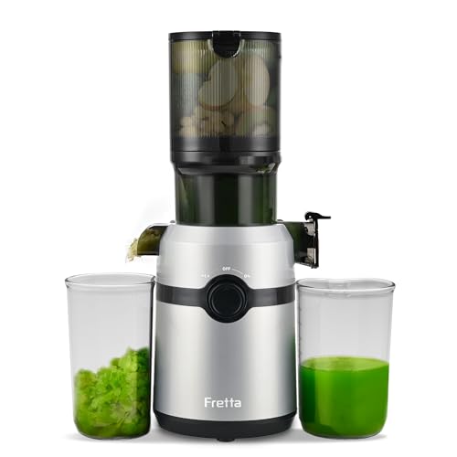 Fretta Nifty 4.25" Wide Feed Chute Slow Masticating Juicer