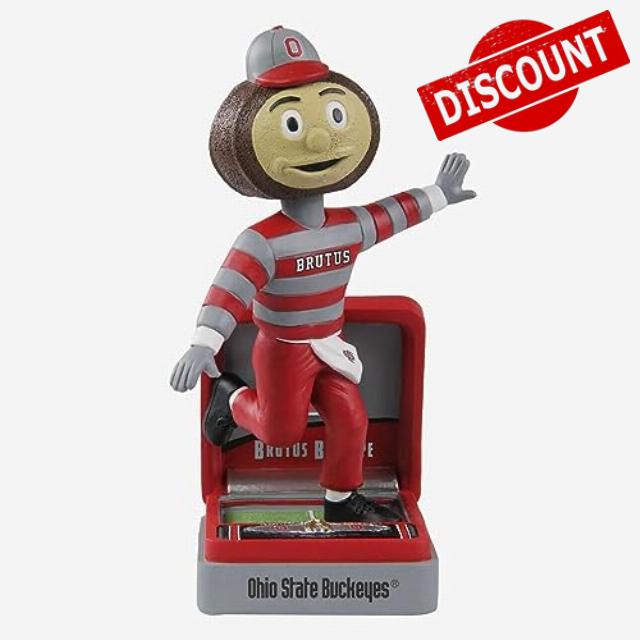 Brutus Buckeye Ohio State Buckeyes The Game Gold Pants Bobblehead NCAA College