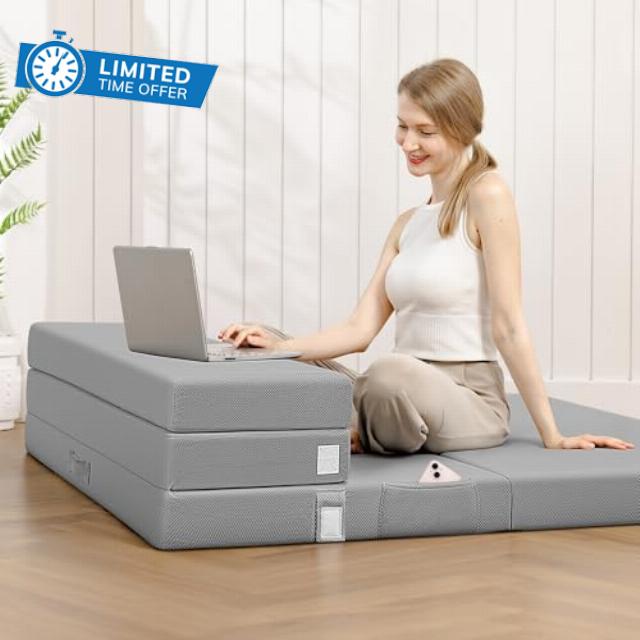 Foldable Mattress Topper fot Camping