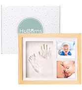 HuBorns - Baby Hand and Footprint Kit Easy to Frame, Inkless Hand & Footprint Kit, New Baby Essen...