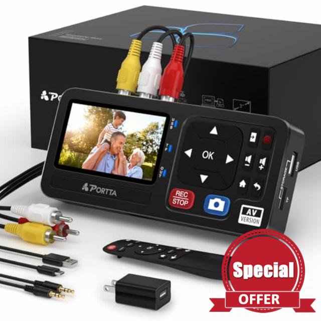 PORTTA VHS to Digital Converter