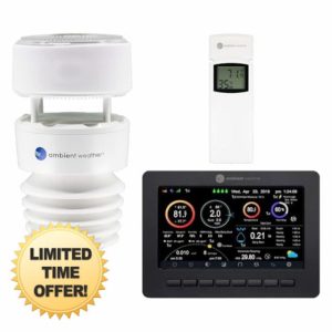 Ambient Weather WS-4000 Solar Powered UltraSonic Wi-Fi Weather Station