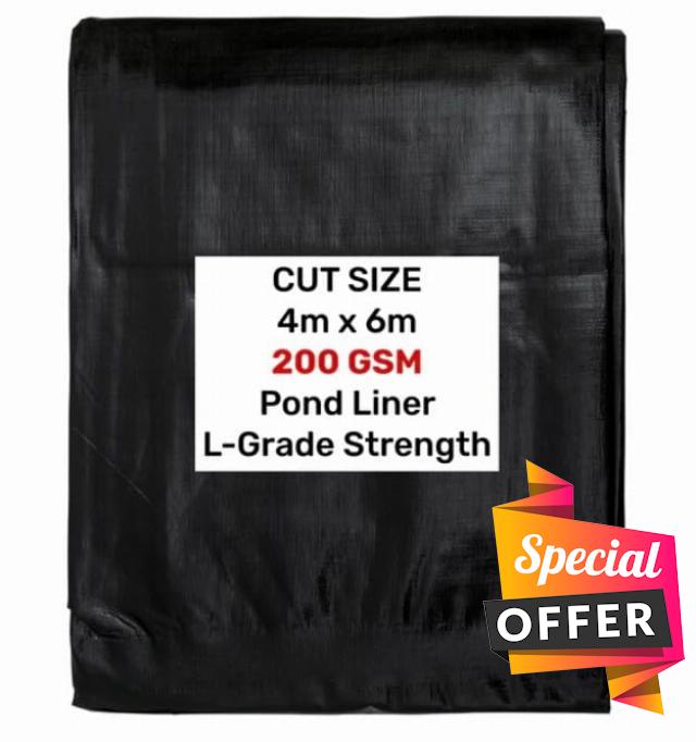 4m x 6m Flexible Pond Liner