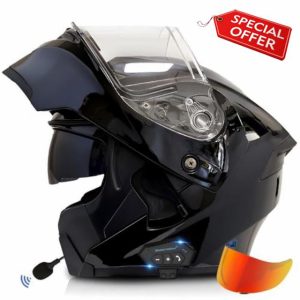 Bluetooth Modular Motorcycle Helmets Helmets for Adults Motorcycle DOT Approved