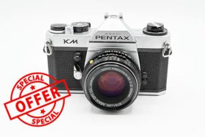 Pentax Asahi KM SLR Manual Focus Film Camera With Pentax 50mm Lens (Renewed)