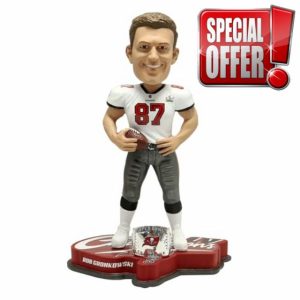 Rob Gronkowski Tampa Bay Buccaneers Super Bowl LV Champs Bobblehead NFL