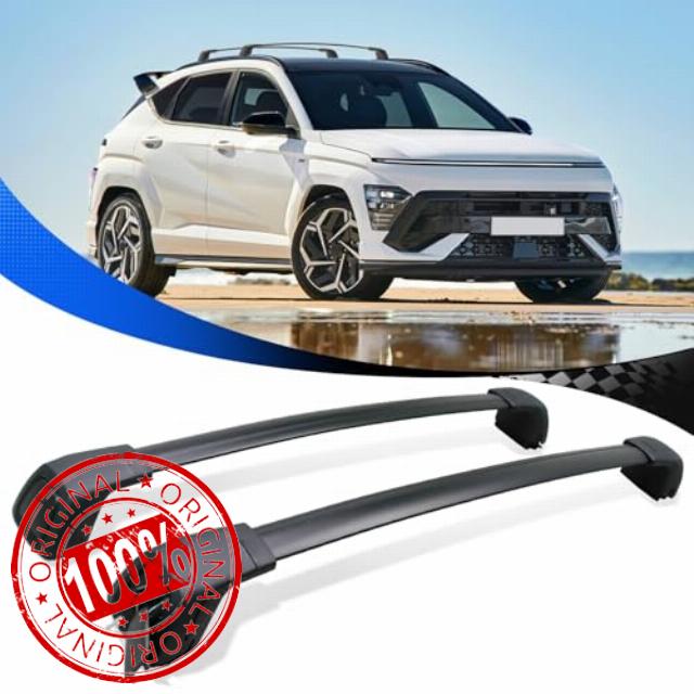 Upgraded Lockable Roof Rack Cross Bar Fit for Hyundai Kona 2024 2025 Anti-Theft Roof Rail Crossbars Luggage Rack Cargo Bar Kayak Rack Bike Rack