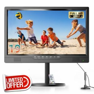 Desobry 19 Inch Portable TV with Digital ATSC Tuner