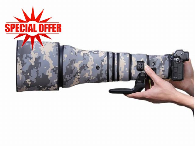 CHASING BIRDS Camouflage Waterproof Lens Coat for NIKON Z 800mm f/6.3 VR S Rainproof Lens Protective Cover (Digital Camouflage)