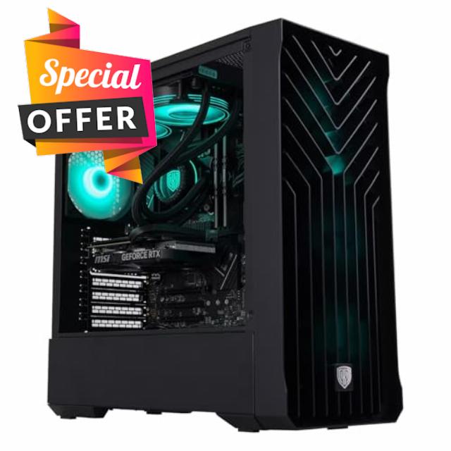 OcUK Gaming Graphite - High-Performance Pre-Built Gaming PC with Intel Core i7 12700KF and NVIDIA RTX 4060Ti