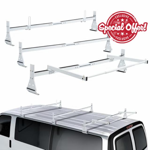 Universal Van Ladder Roof Racks with Rear Roller