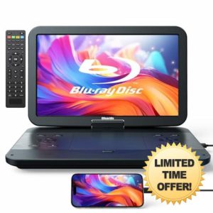 17.6" Portable Blu Ray DVD Player with 15.4" Screen