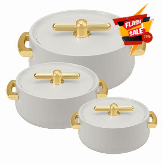 Casserole set | Inner Stainless Steel Casserole | Keeps Food hot & Fresh Chapati