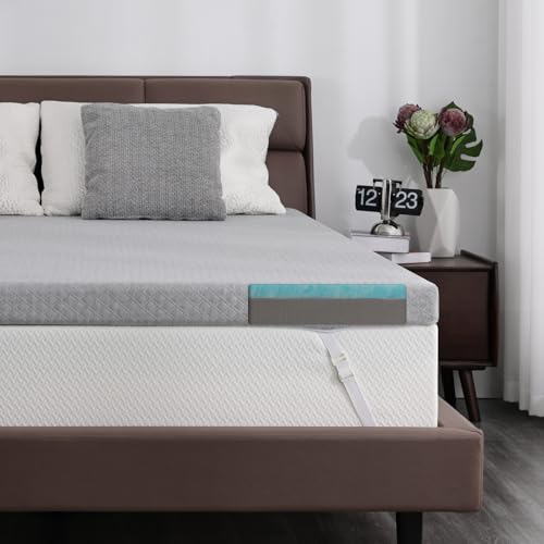 Firm Memory Foam Bed Topper for Pain Relief