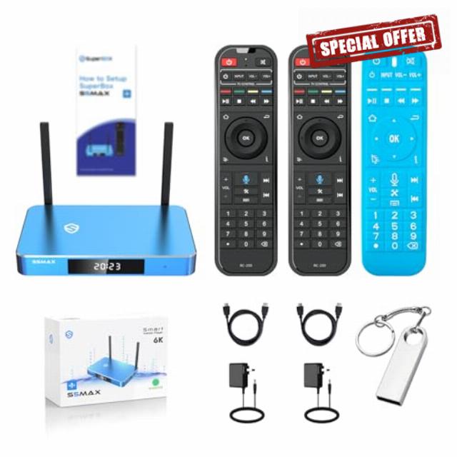 S5-Max with 2 Voice Remote Controls