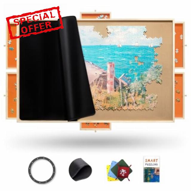 Rince 1500 Piece Rotating Puzzle Board Pro