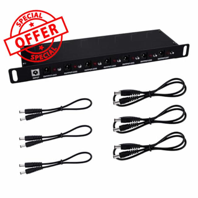 GeeekPi RackMate Accessories DC PDU Lite 7-CH 0.5U for DeskPi Rackmate T1