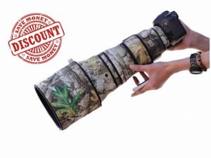 CHASING BIRDS Camouflage Waterproof Lens Coat for CANON RF 400mm F2.8 L IS USM Rainproof Lens Protective Cover (Yellow Tree Camouflage