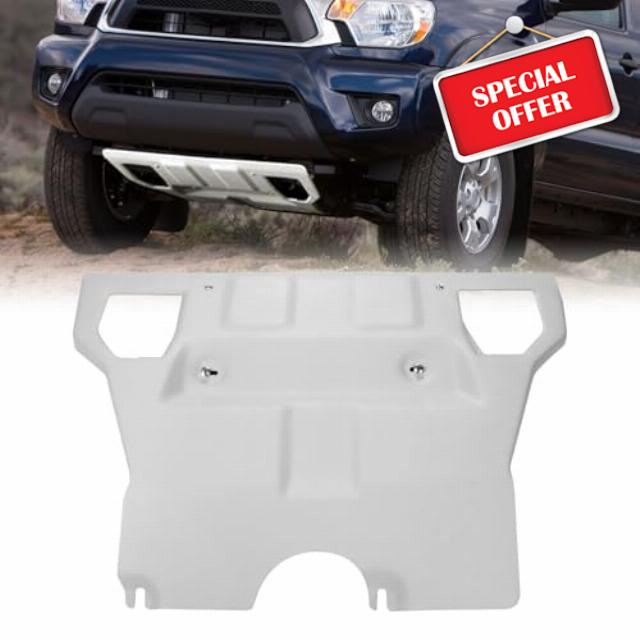 Front Skid Plate Compatible with Tacoma 2.7L 4.0L 2005 2006 2007 2008 2009 2010 2011 2012 2013 2014 2015 Engine Splash Shield Under Tray Skid Plate Replacement OEM PT212-35075