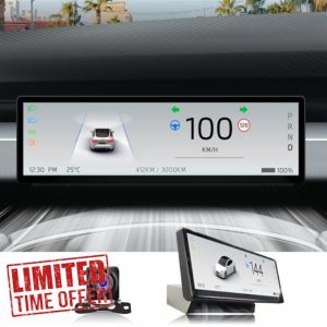 8.8''Head Up Display for Tesla Model 3 Highland with Front Camera- HUD with Touch Screen Instrument Cluster