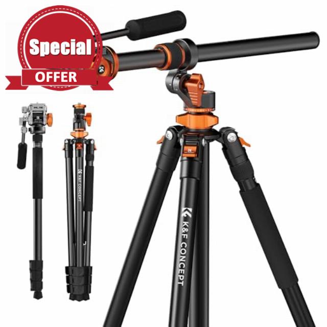 K&F Concept 90 inch/230cm Overhead Camera Tripod