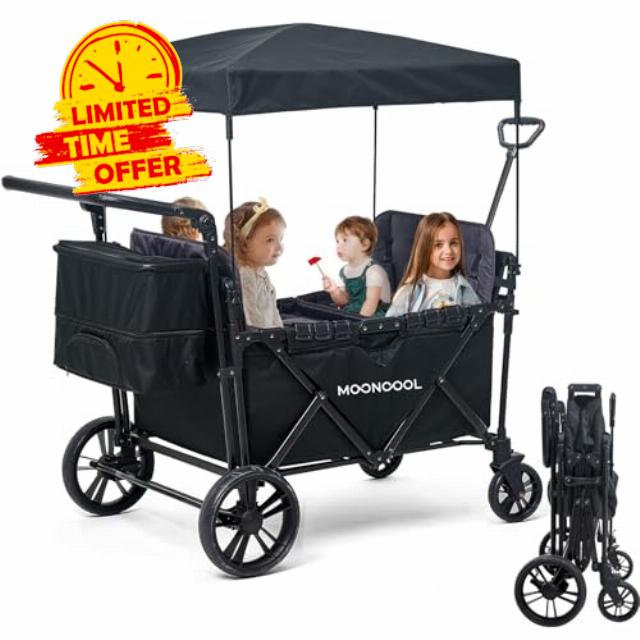 MOONCOOL 4 Seater Stroller Wagon