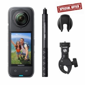 Insta360 X4 Motorcycle Bundle- 8K Waterproof 360 Action Camera