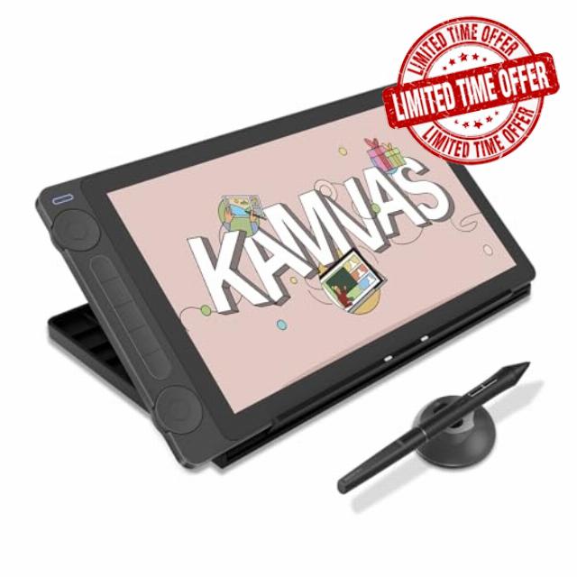 2024 HUION Kamvas 13 (Gen 3) Drawing Tablet with Screen