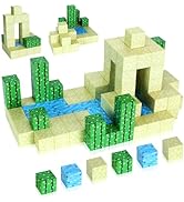 Kid Odyssey Magnetic Blocks, Build Mine Magnet World Set for Kids, Magnetic Construction Toys wit...