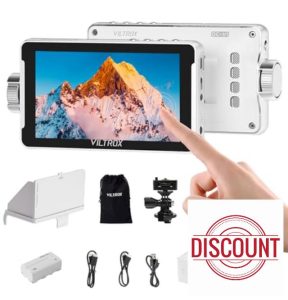 VILTROX DC-V1 White Touch Screen Camera Field Monitor