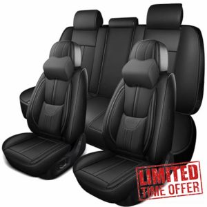 Black Car Seat Covers Full Set