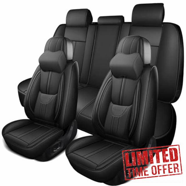 Black Car Seat Covers Full Set