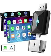 HOTPEAK Wireless for Apple Carplay Android Auto Adapter,2 in1 CarPlay Android Auto Wireless Adapt...