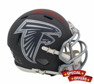 Kirk Cousins Autographed/Signed Atlanta Speed Slate Mini Helmet